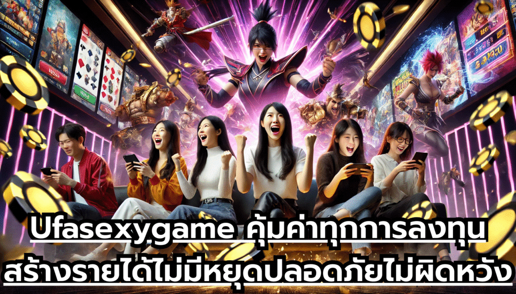 Ufasexygame คุ้มค่าทุกการลงทุน สร้างรายได้ไม่มีหยุด ปลอดภัยไม่ผิดหวัง