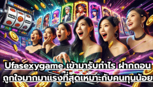 Ufasexygame เข้ามารับกำไร ฝากถอนถูกใจมากมาแรงที่สุด เหมาะกับคนทุนน้อย