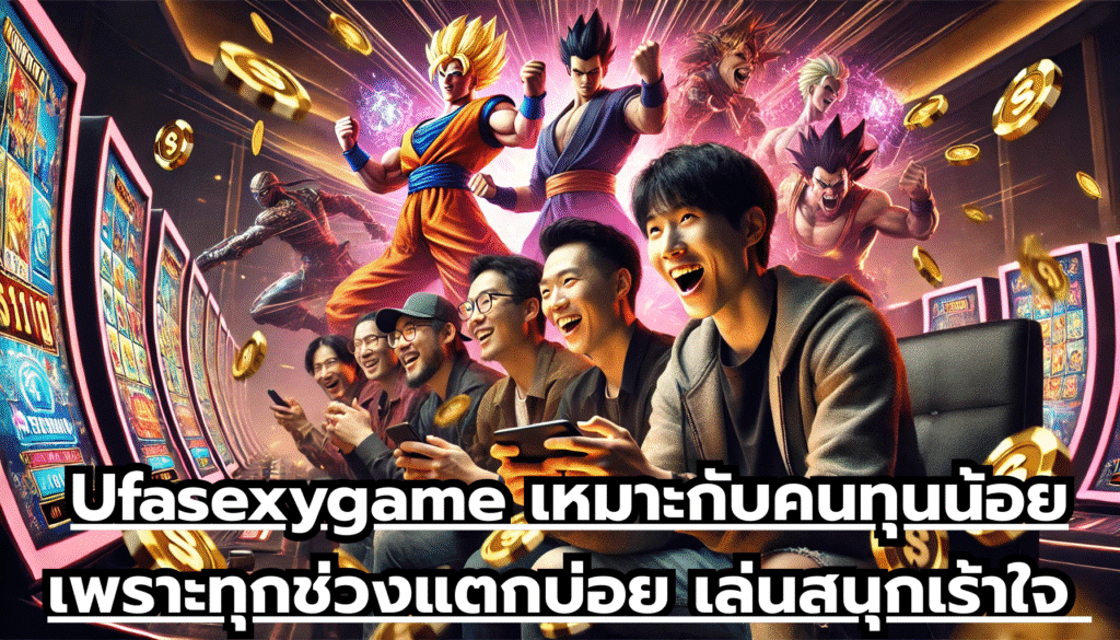 Ufasexygame เหมาะกับคนทุนน้อย เพราะทุกช่วงแตกบ่อย เล่นสนุก เร้าใจ ทุกการลงทุน