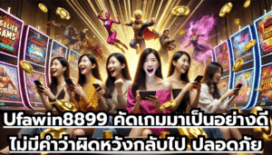 ๊Ufawin8899 คัดเกมมาเป็นอย่างดี ไม่มีคำว่าผิดหวังกลับไป ปลอดภัยสูง ไม่มีโกง
