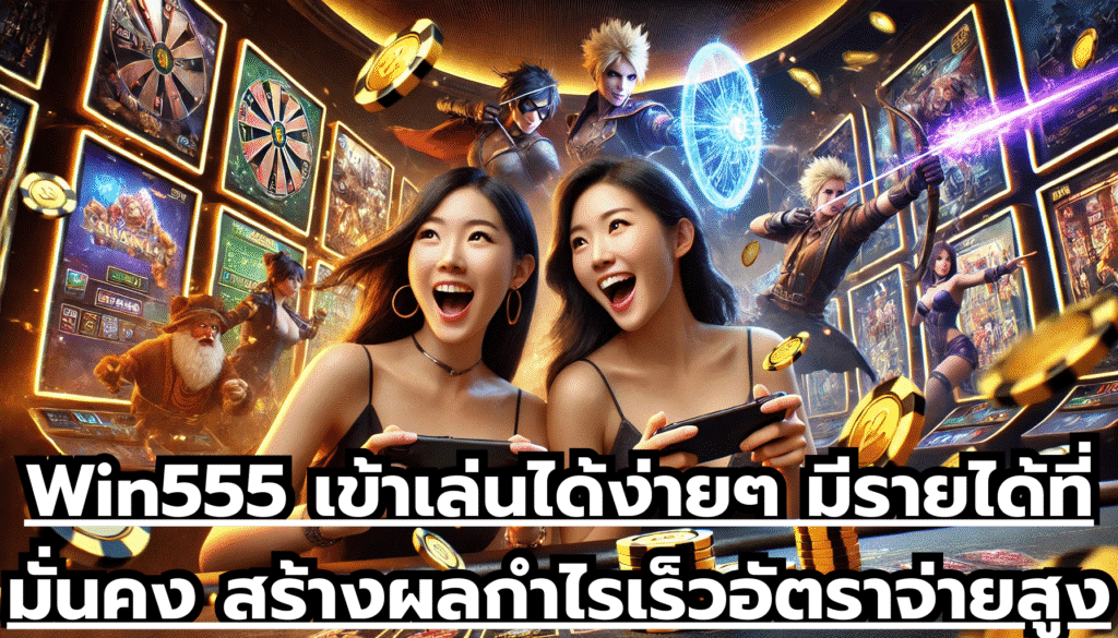 Win555 เข้าเล่นได้ง่ายๆ มีรายได้ที่มั่นคง สร้างผลกำไรเร็ว อัตราจ่ายสูง