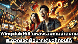 Wingclub168 แหล่งรวมเกมน่าลงทุน สะดวกรวดเร็ว บาทเดียวก็ ถอนได้