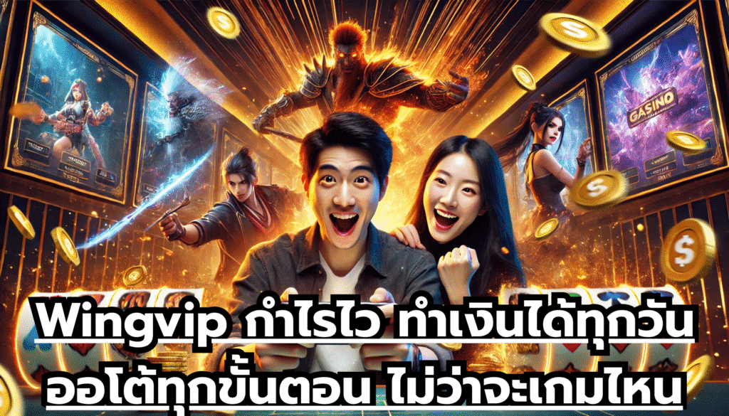 Wingvip กำไรไว ทำเงินได้ทุกวัน ออโต้ทุกขั้นตอน ไม่ว่าจะเกมไหน
