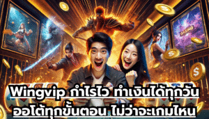 Wingvip กำไรไว ทำเงินได้ทุกวัน ออโต้ทุกขั้นตอน ไม่ว่าจะเกมไหน